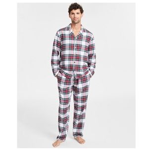 Men's Stewart Cotton Plaid Pajamas Set. SIZE XL NWT